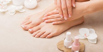 French PEDICURE At Jumeirah Beach